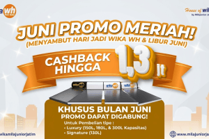 Nikmati Juni Promo Meriah Cashback hingga 1,3 Juta!