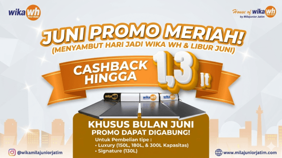 Nikmati Juni Promo Meriah Cashback hingga 1,3 Juta!