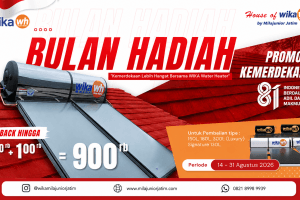 Promo Agustusan WIKA Water Heater