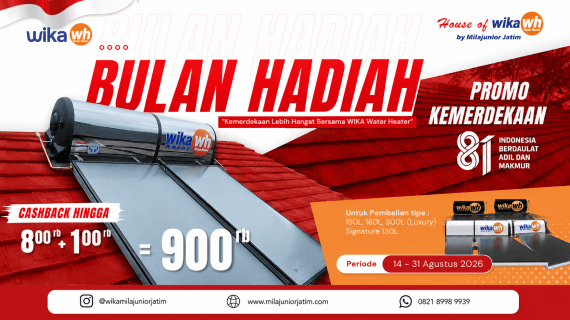 Promo Agustusan WIKA Water Heater